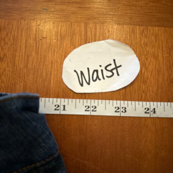 Ashley Stewart Womens Plus Size 20W Embroidered Blue Denim Bootcut Jeans 70% Cot - Picture 3 of 8